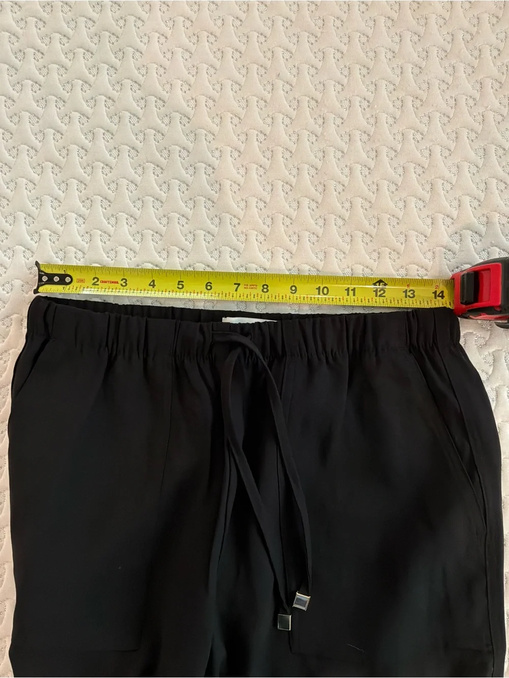 Zara Black Drawstring Jogger Trousers